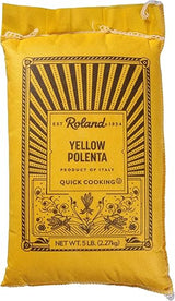 Roland Foods Medium Grain Yellow Polenta from Italy, 5 Lb Bag