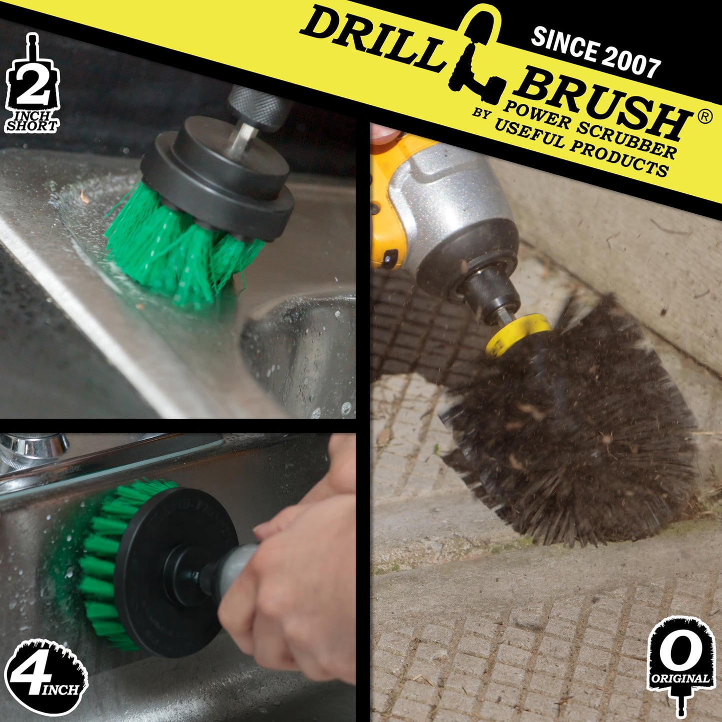 Revolving Electric Cleaning Brushes Bathroom Tub, Tile, and Shower Cleaning Kit