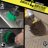 Revolving Electric Cleaning Brushes Bathroom Tub, Tile, and Shower Cleaning Kit