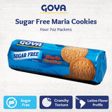 Sugar Free Maria Cookies by Goya, Thin Crisp, Baked Goods, Snacks for School and Work, Lunch Box Snacks, 4 Pack, 7oz. Each