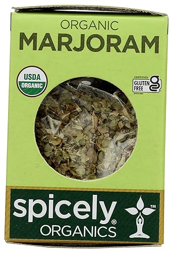 SPICELY Organic Whole Marjoram, 0.1 OZ