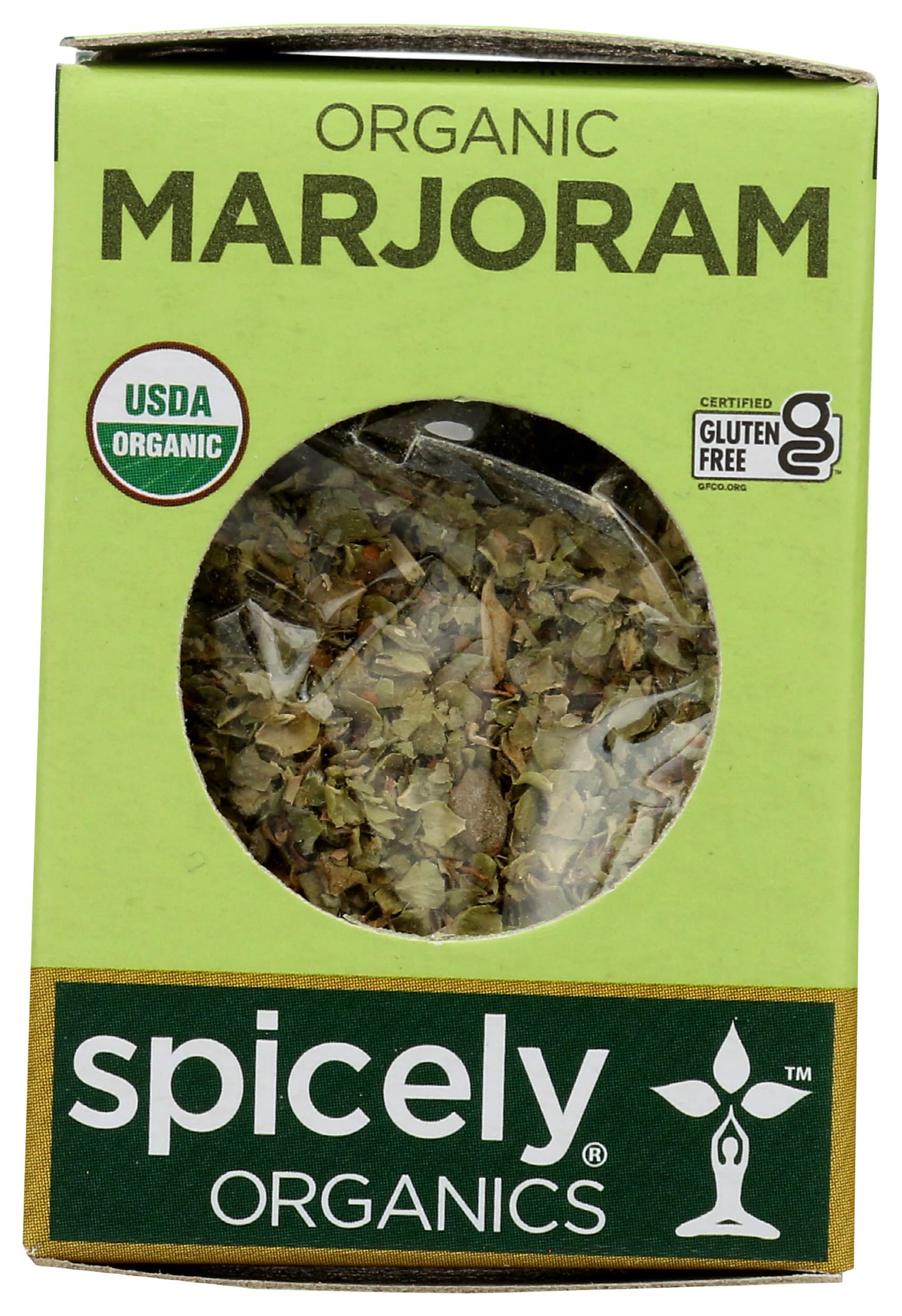 SPICELY Organic Whole Marjoram, 0.1 OZ