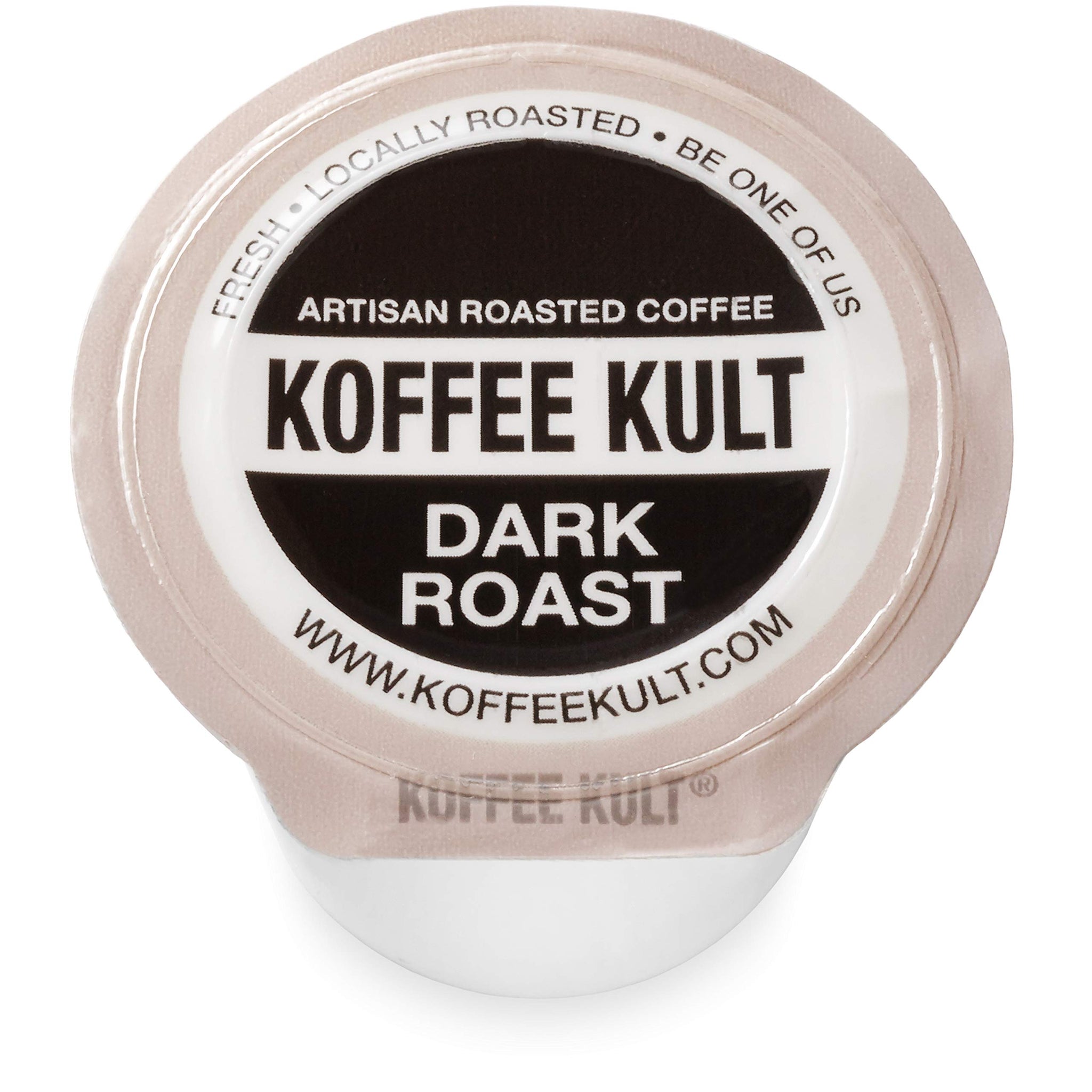 Koffee Kult Premium Dark Roast Coffee Single Serve coffee cups in pods for K-Cup 12 count