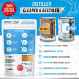ACTIVE Distiller Descaler Citric Acid Cleaner - 2 Lb Bulk for Cleaning Water Distillers, Pure Citrus Acid Crystals Universal Residue Descaling