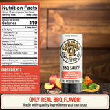 Kosmos Q New Peach Habanero BBQ Sauce, Sweet and Spicy Barbecue Sauce for Ribs, Pork, Chicken, or Brisket, Thick Marinade & Finishing Glaze with Real