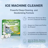 Maebho Ice Machine Cleaner Maker Descaler - 24 Unscented Clean Tablets Compatible with Opal, Kitchenaid, GE Profile,Nickel Safe Scale Remover