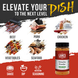 Lane's Sriracha Seasoning Powder, All-Natural Sriracha Powder Seasonings and Spices for Cooking, Goes Well with Meat & Vegetables, Made in USA, 7.7 Oz