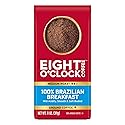 Eight O'Clock Coffee 100% Brazilian Breakfast Ground Coffee, Medium Roast, 11 Ounce (Pack of 1)