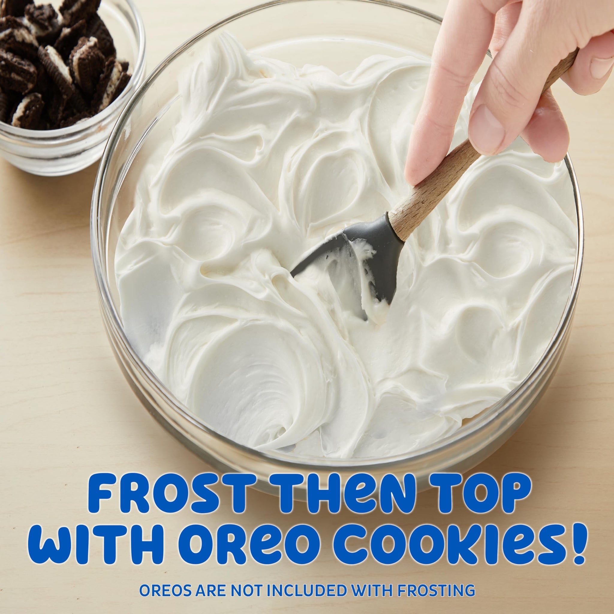 Betty Crocker OREO Creme Flavored Whipped Frosting, Gluten Free Frosting, 12 oz