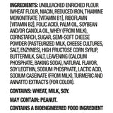 RITZ Cheese Sandwich Crackers, Lunch Snacks, 8 Snack Packs (6 Crackers Per Pack)