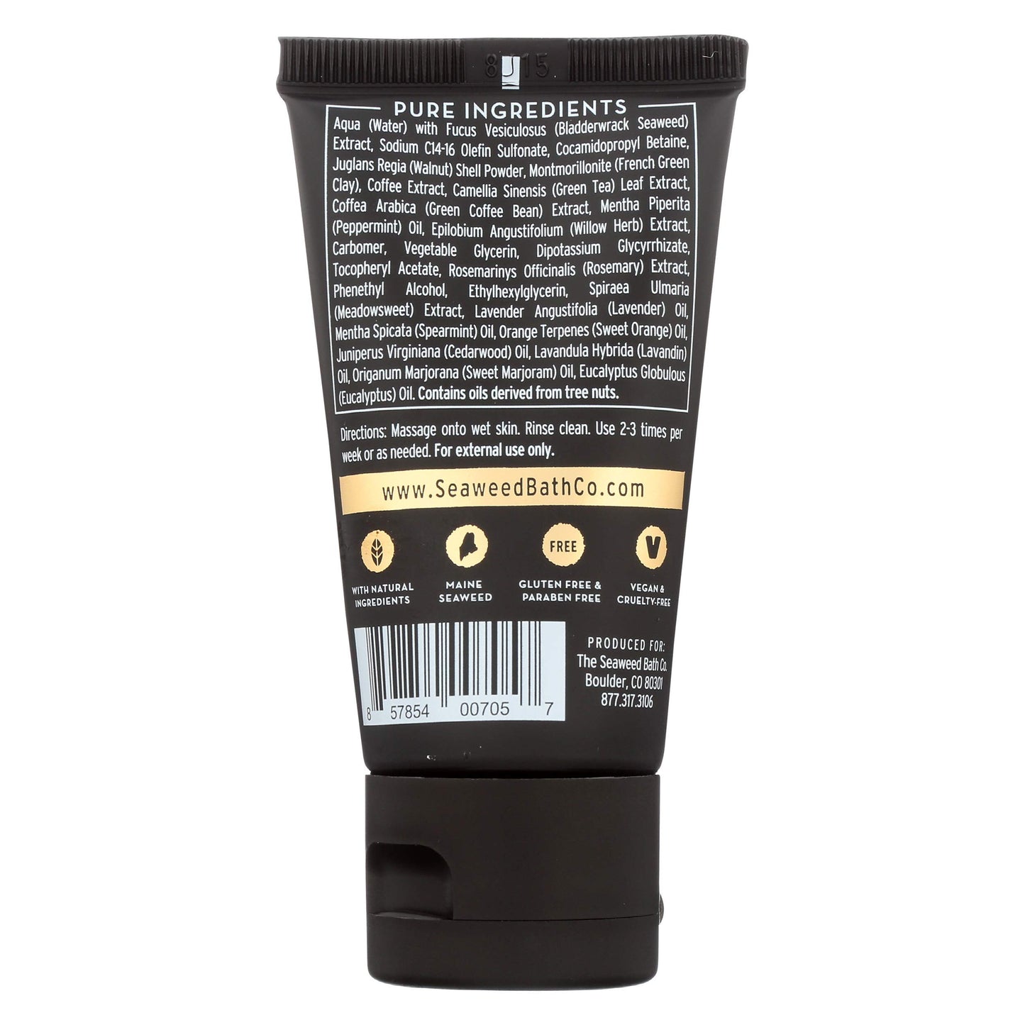 Seaweed Bath Co Awaken Exfoliating Detox Scrub, 1.5 Fz