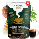 Dodjivi Organic Reishi Mushroom Coffee, Sustained Energy & Focus, Instant Coffee, Arabica with Adaptogenic Herbs, Sugar-Free, Vegan, Keto-Friendly
