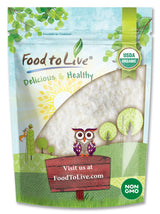 Food to Live Organic Coconut Milk Juice Powder, 1 Pound - Non-GMO, Dehydrated Fresh Coconut Milk, Pure, Unsweetened, Vegan, Bulk. Dairy Free, Keto-Friendly. Plant-Based Creamer. Contains Maltodextrin