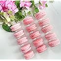 LeilaLove Macarons 15 Strawberry creme Pink Macarons