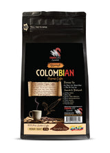 ground coffee colombian - COLOMBIAN GROUND COFFEE ORGANIC, 100% arabica, medium roast, high acidity, fair trade - arabica coffee medium roast, 1 Bag