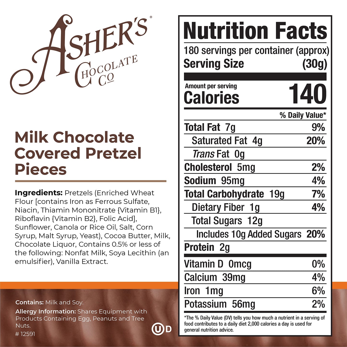 Asher's Chocolates, Chocolate Covered Pretzels, Bulk Smothered Pretzels, Gourmet Sweet and Salty Candy, Small Batches of Kosher Chocolate, Family