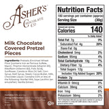 Asher's Chocolates, Chocolate Covered Pretzels, Bulk Smothered Pretzels, Gourmet Sweet and Salty Candy, Small Batches of Kosher Chocolate, Family