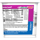 Kellogg's Raisin Bran Crunch Breakfast Cereal Cups, Fiber Cereal, Made with Real Fruit, Original, 33.6oz Case (12 Cups)