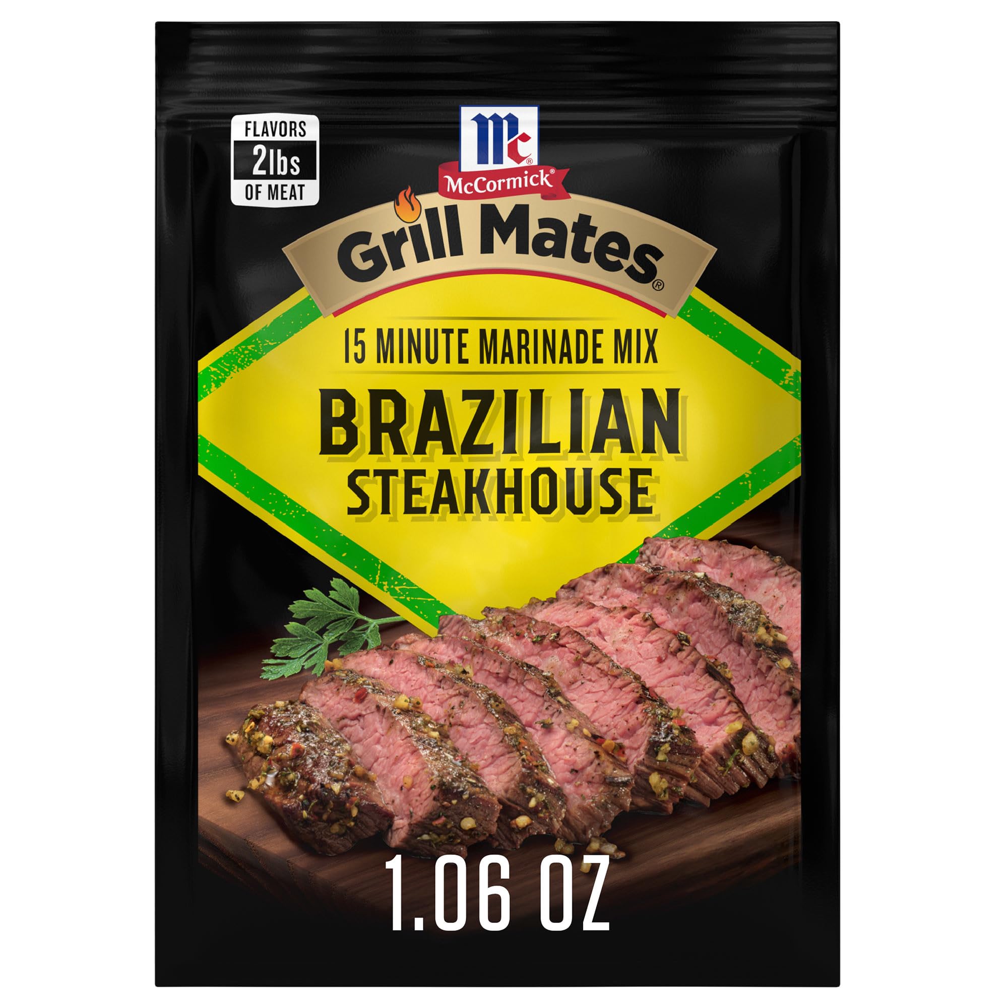 McCormick Grill Mates Brazilian Steakhouse Marinade Mix, 1.06 oz