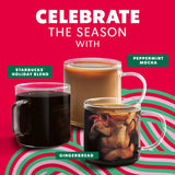 Starbucks Flavored K-Cup Coffee Pods - Peppermint Mocha for Keurig Brewers - 1 box (10 pods)