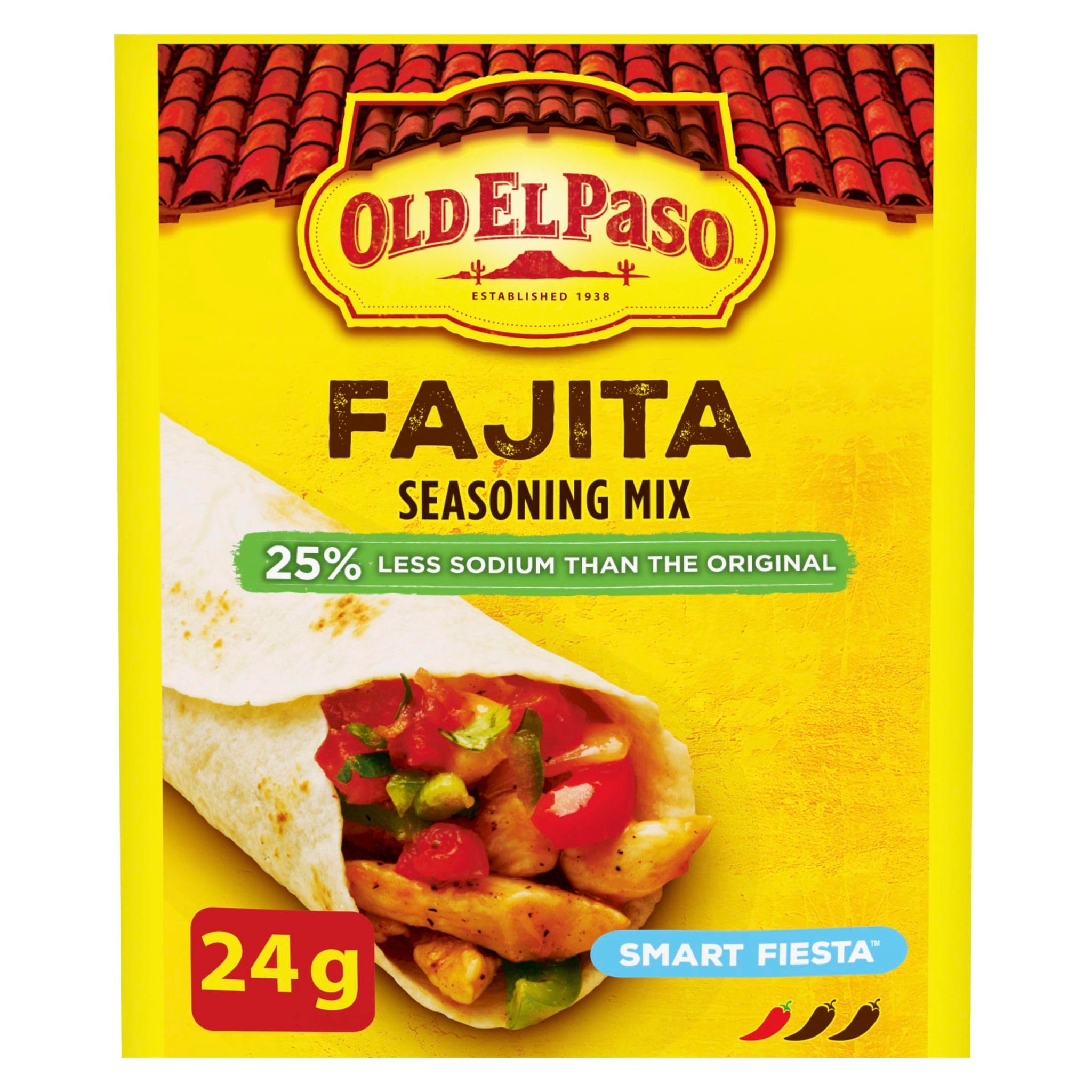 Old El Paso, Smart Fiesta, Reduced Sodium, Fajita Seasoning Mix, 24g/0.8oz., {Imported from Canada}