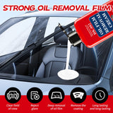 Auto Glass Cleaner & Oil Film Remover - Removes Water Spots, Rain Marks, Anti-Fog Spray for Windshield, Windows, Mirrors. Streak-Free Kit with Sponge