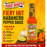 Marie Sharp’s Fiery Hot Habanero Pepper Sauce, 5 oz - Extra Hot Belizean Hot Sauce with Intense Heat & Flavor - All-Natural, Gluten-Free