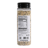 Organic Everything Bagel Seasoning, 19 oz - USDA Certified Organic Everything Seasoning Blend with Sesame, Poppy, Garlic & Onion, by Woodland Gourmet