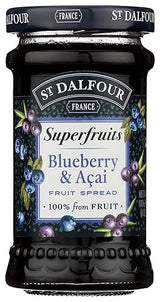 St Dalfour, Fruit Spread Superfruit Blueberry Acai, 6 Ounce