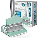 BLACK+DECKER Butler Broom & Dustpan Set - Short Handle, Stand-Up Design - Lightweight, Space-Saving Combo for Kitchen, Living Room, Bathroom, Lobby