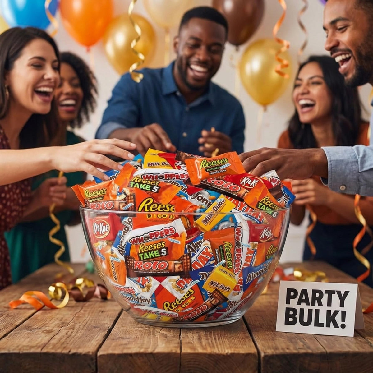 CANDYMAN Bulk Chocolate Candy Variety Pack, Individually Wrapped, 20 lb