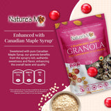Nature's Mix - Cranberry Maple Granola - Cranberries, Almonds and Maple Syrup with Currants, Sunflower Seeds and Cinnamon - Large