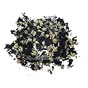 Black Mallow Flower Buds from Germany - Net Weight 0.52oz / 15g - Mesmerizing Black, Beautiful Eye-catcher for Herbal Infusion, Tea, Salads