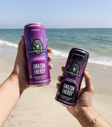 Sambazon Organic Amazon Energy Drink, Jungle Love, Acai Berry and Passionfruit, 12 Ounce (Pack of 24)