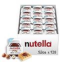 Nutella Hazelnut Spread with Cocoa, Creamy Hazelnut Spread, Breakfast Favorite, Bulk 120 Packs, 0.52 individual oz