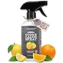 CLARK'S Stone & Quartz Cleaner Countertop with Microfiber Cloth, Citrus Scent - Granite Countertop Cleaner and Polish for Marble Cleaning - Clean