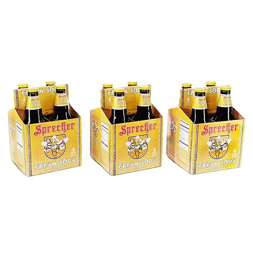 Sprecher CREAM SODA - "From the Cream City of Wisconsin", 16-Ounce Glass Bottle (Pack of 12)