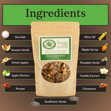 Maple Nut Kitchen Eastern Apple Pecan Paleo Granola 3 Pack - Grain Free, Vegan, Gluten Free, No Sugar Added, Low Carb Granola with Pecans, Pumpkin