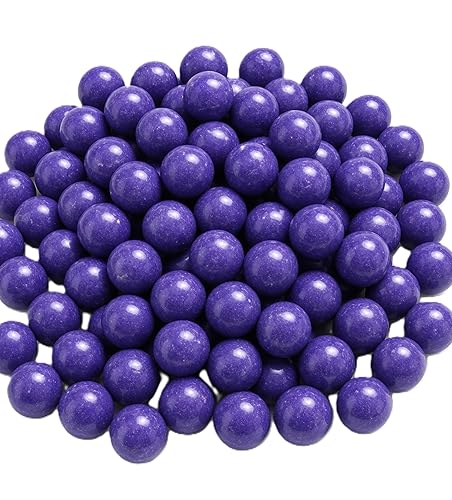 Grape Gumballs 1.5 lb Bag - Purple Bubble Gum Balls, Sweet Fruity Flavor - Bulk for Candy Buffets, Vending Machines, Parties & Snacking
