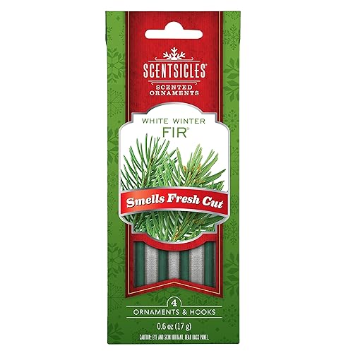 Scentsicles Tree Ornament White Winter Fir Scented Sticks