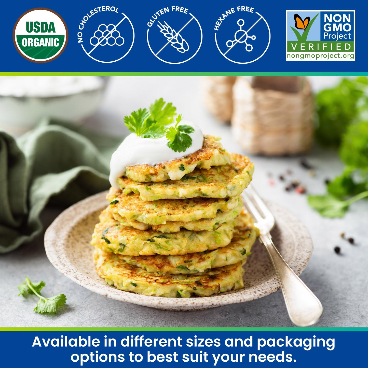 Kevala Organic Sesame Flour - 50% Protein Flour Made with Non GMO Sesame Seeds, With Mild Sesame Flavor, Vegan Protein Source, For Making Bread