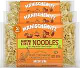 Manishewitz Gluten Free Medium Noodles 12oz (3 Pack) All Natural, Yolk Free, Low Sodium, Kosher for Passover and Year Round