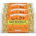 Manishewitz Gluten Free Medium Noodles 12oz (3 Pack) All Natural, Yolk Free, Low Sodium, Kosher for Passover and Year Round