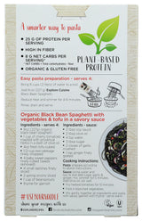 Explore Cuisine, Pasta Spaghetti Black Bean Organic, 8 Ounce
