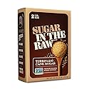 In The Raw Granulated Turbinado Cane Sugar, 2 lb Box, Pure, All-Natural Turbinado Sugar, Non-GMO Project Verified, Kosher, Vegan and Gluten Free