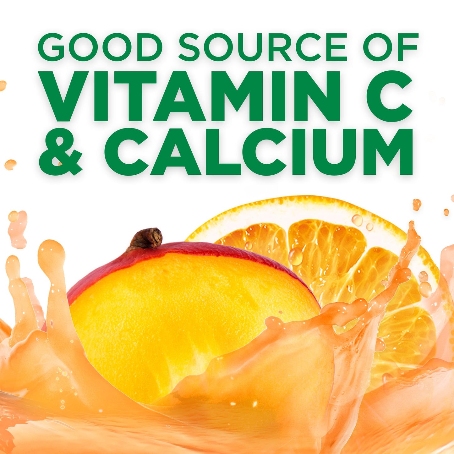 Tang Drink Mix, 1 Canister, for Flavorful Hydration and Shareable Refreshment, Orange Mango, Good Source of Calcium, 100% Daily Value of Vitamin C