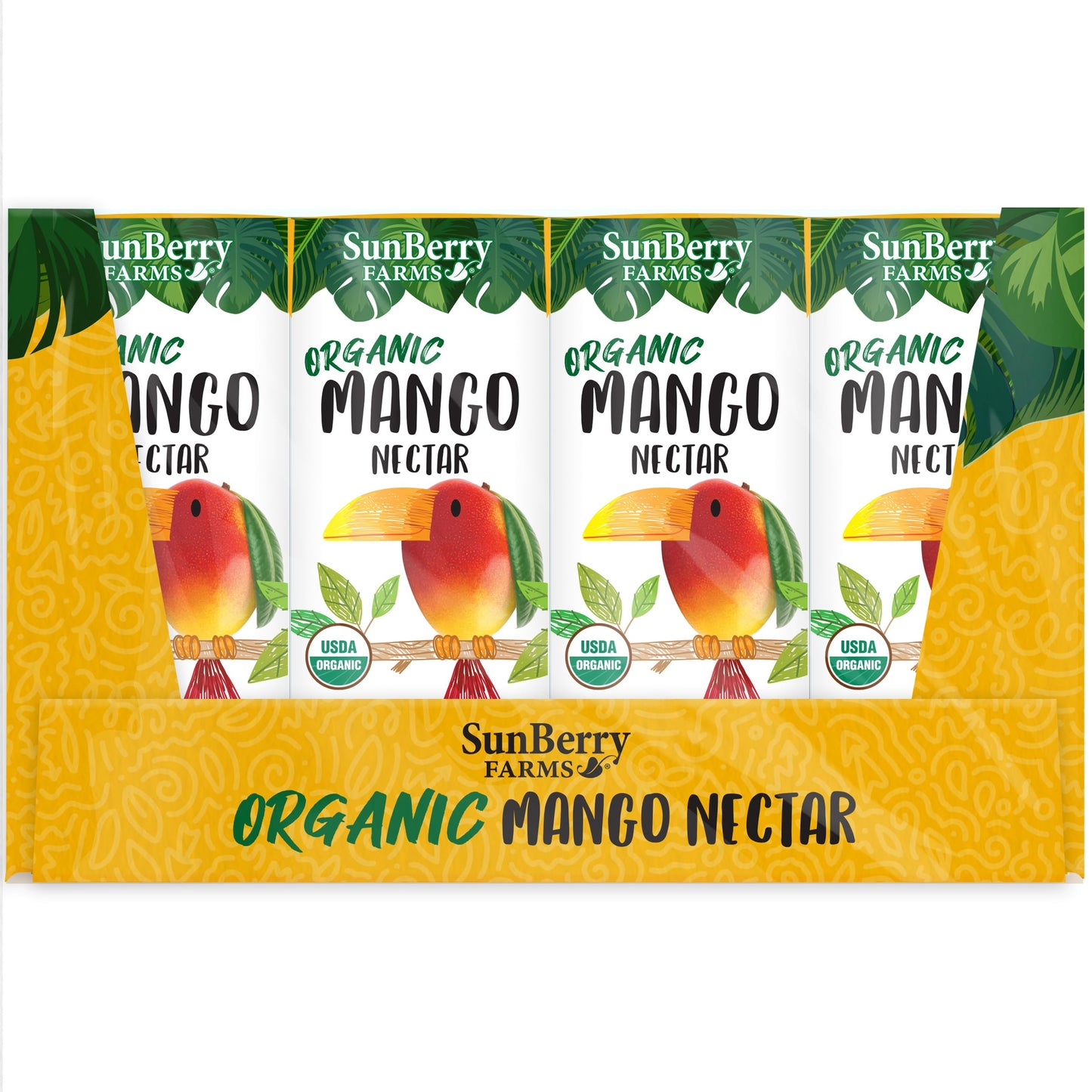 Sunberry Organic Mango Nectar, 32 x 6.75 fl oz
