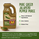 Green Jalapeño Pepper - Louisiana Pepper Exchange - Fresh Pepper Replacement. Save Time and Money in the Kitchen, No More Food Waste. 64 Ounces