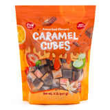 Caramel Candy Mix - 2 Pound Pack - 150 Count - Filled Caramels Individually Wrapped - Vanilla, Chocolate, Apple, and Strawberry Cubes - Creamy Chewy