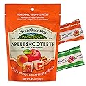 Liberty Orchards, Aplets & Cotlets - Applet & Apricot Lokum Candy - Vegan Turkish Delight 4.5oz